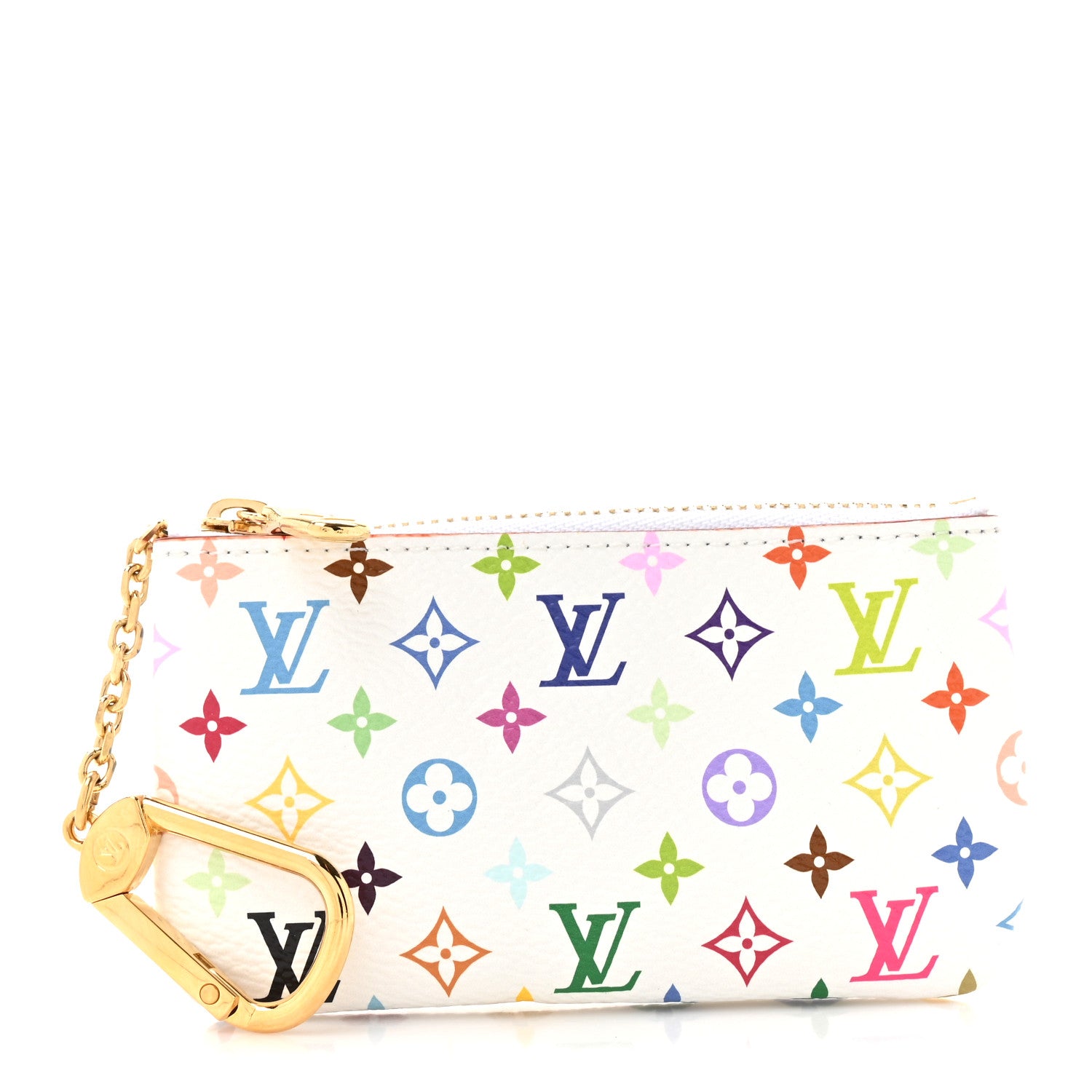 Louis Vuitton LV X TM Monogram Multicolor Key Pouch White 1 of 7