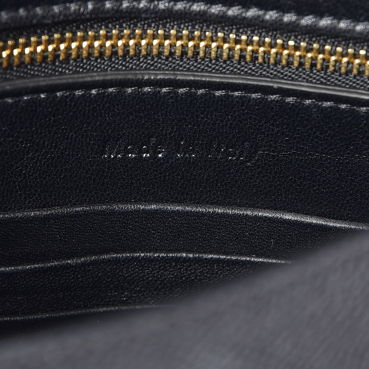 Celine Grained Calfskin Small Trotteur Black 7 of 8