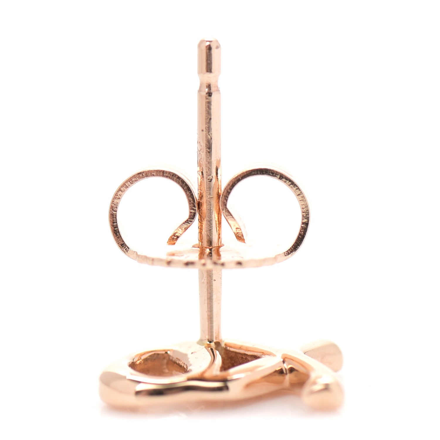 Tiffany 18K Rose Gold Paloma's Graffiti Love and Kisses Single Earring 3 of 5