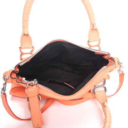 Chloe Calfskin Medium Marcie Satchel Orange Fizz 6 of 13
