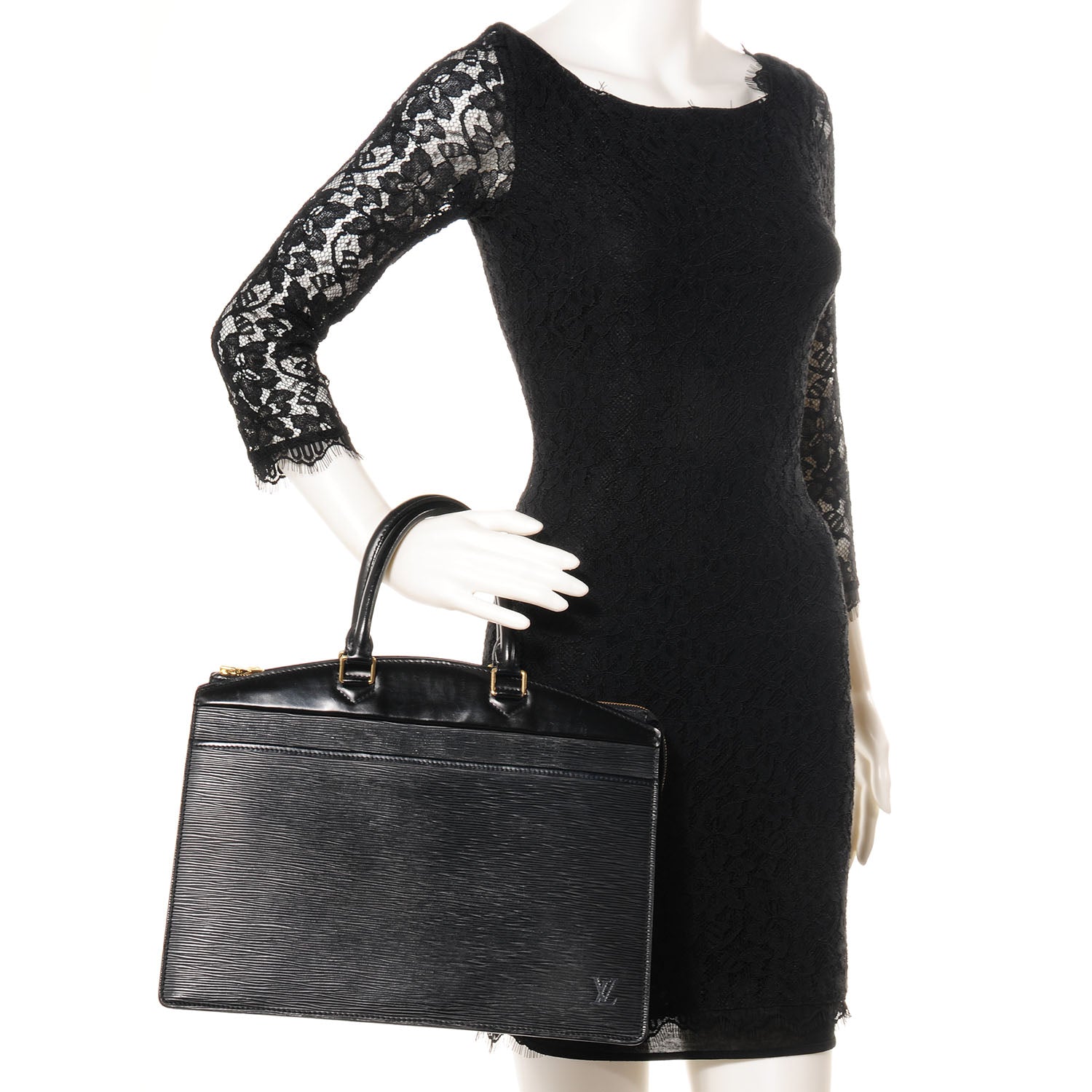 Louis Vuitton Epi Riviera Black 2 of 7