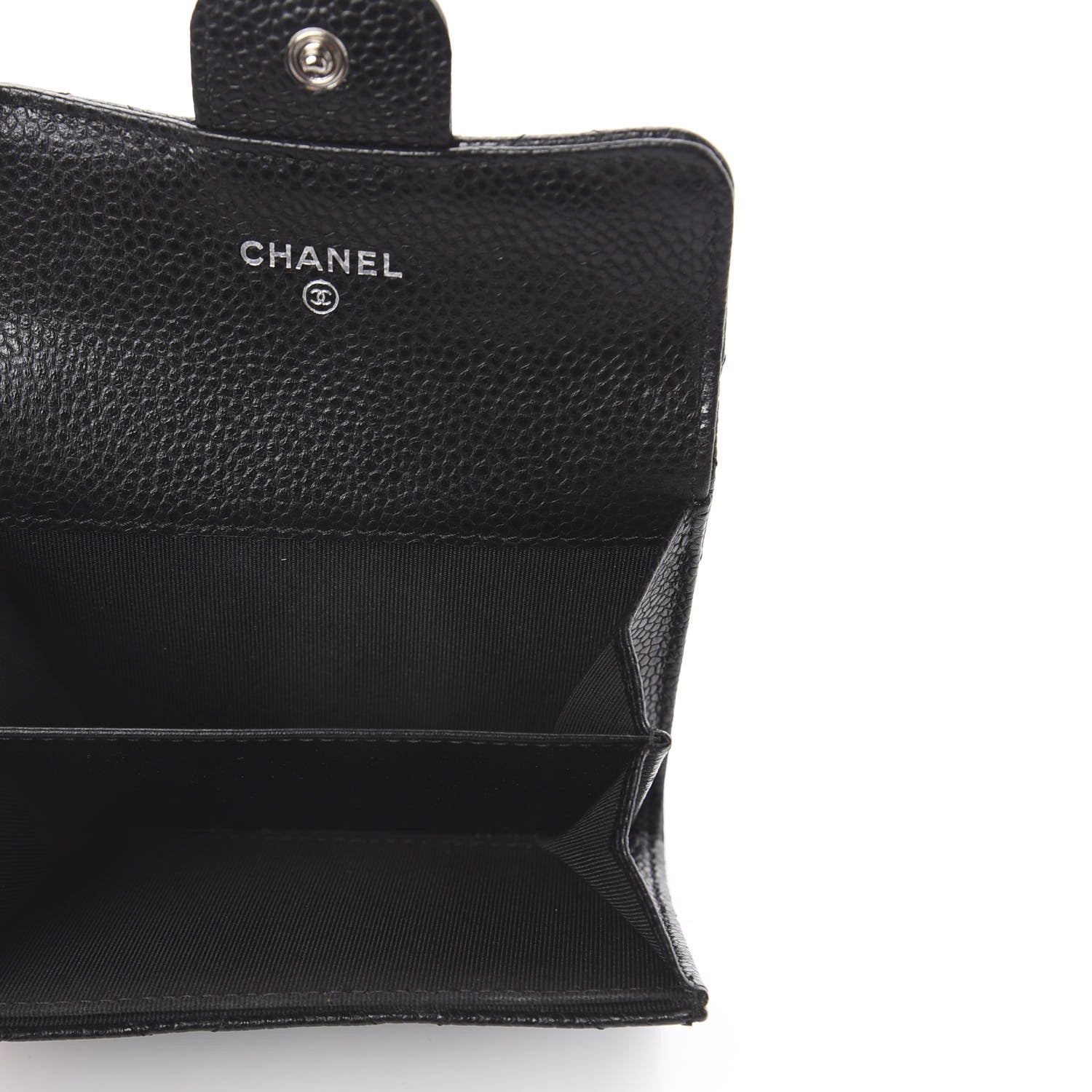 Chanel Caviar Quilted Flap Card Holder Black 4 of 6
