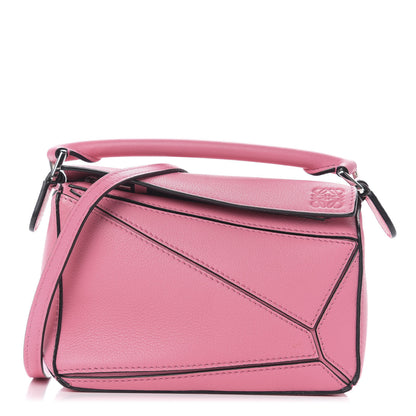 Loewe Calfskin Mini Puzzle Bag Wild Rose 1 of 9
