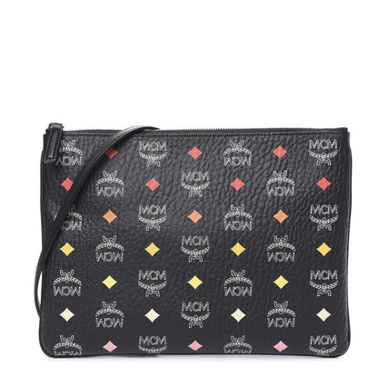 MCM Skyoptic Visetos Crossbody Pouch Spectrum Diamond Black 1 of 8