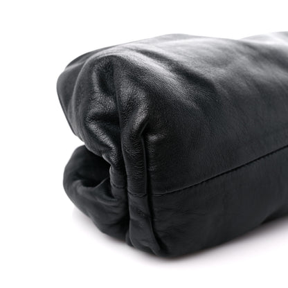 Bottega Veneta Smooth Butter Calf The Pouch Oversized Clutch Black 10 of 12
