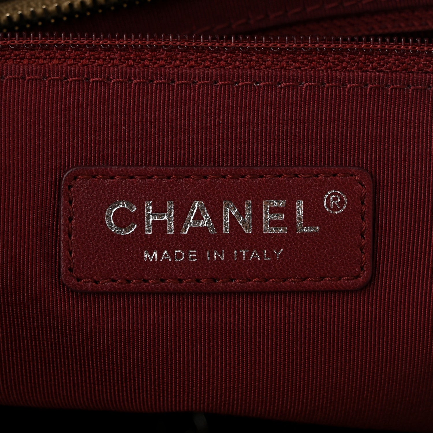 Chanel Metallic Goatskin Quilted Medium Gabrielle Hobo Dark Gold Bronze 6 of 10