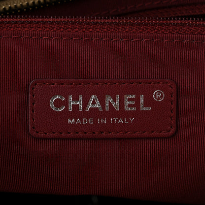 Chanel Metallic Goatskin Quilted Medium Gabrielle Hobo Dark Gold Bronze 6 of 10