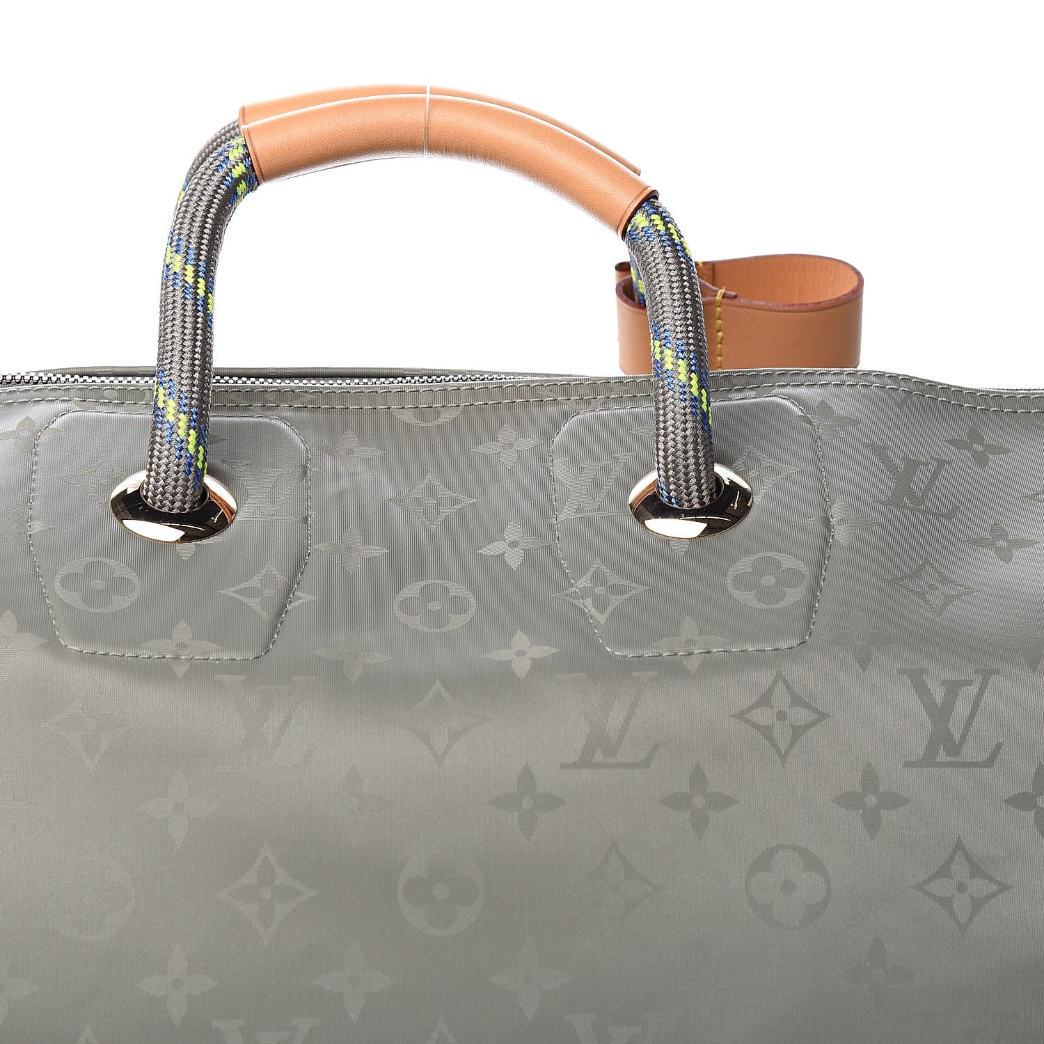 Louis Vuitton Monogram Titanium Keepall Bandouliere 50 10 of 10