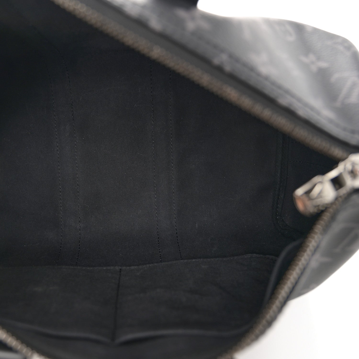 Louis Vuitton Monogram Eclipse Reverse Keepall Bandouliere 35 5 of 10
