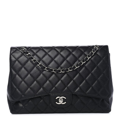 Chanel Caviar Quilted Maxi Single Flap Black 1 of 9