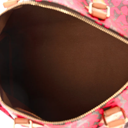 Louis Vuitton Monogram Graffiti Speedy 30 Fuchsia 5 of 12