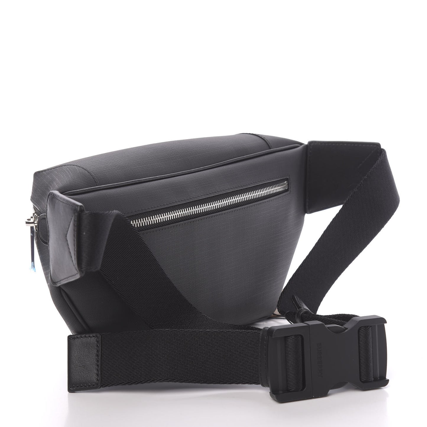 London Check Medium Bum Bag Dark Charcoal