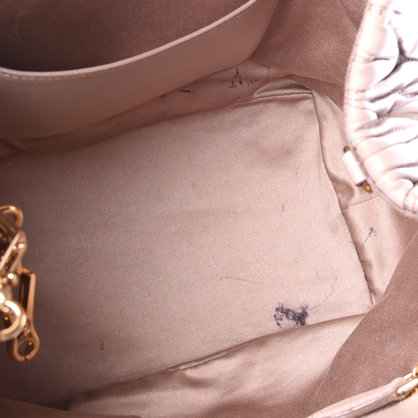 Nappa Matelasse Tote Cammeo