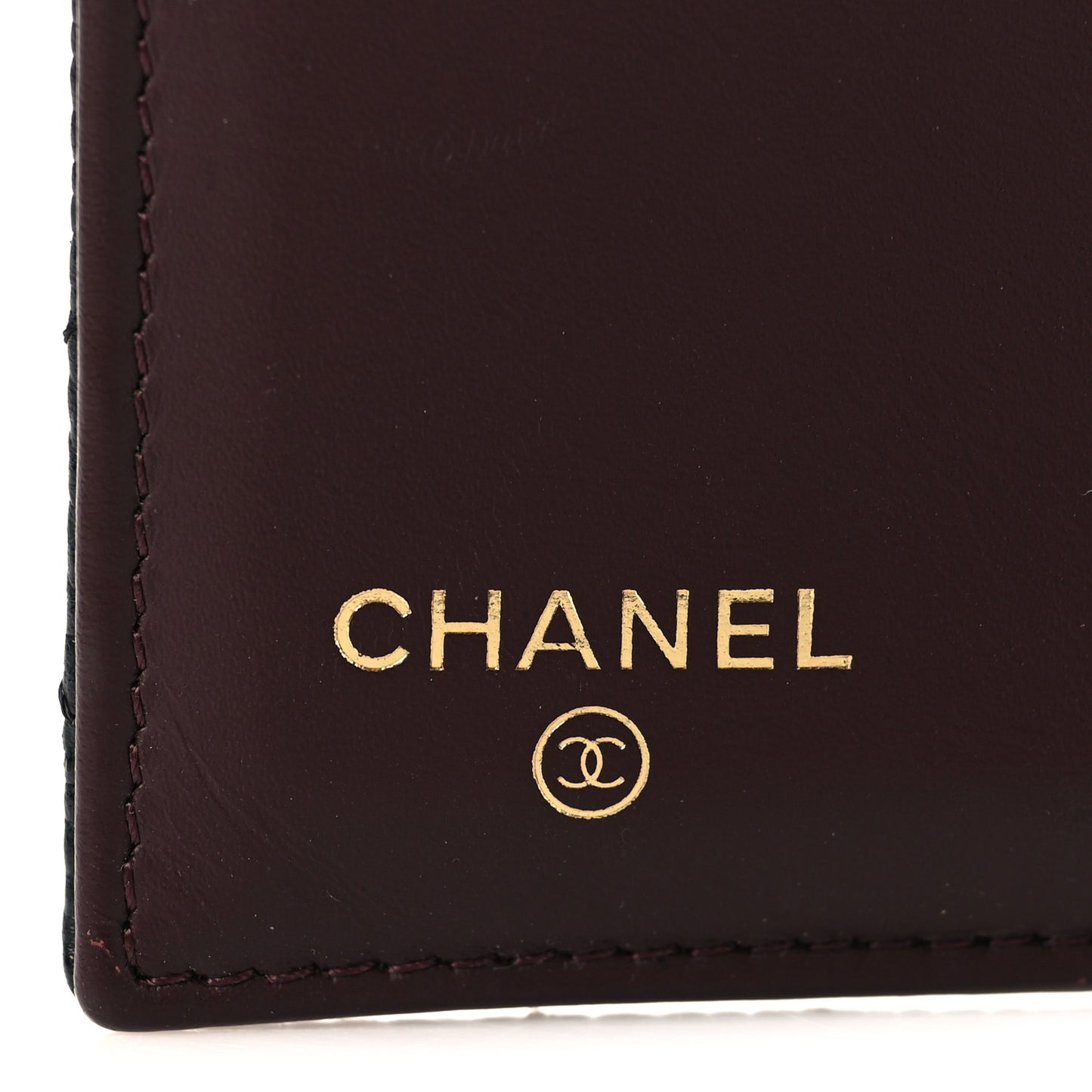 Caviar Quilted Compact French Flap Wallet Black