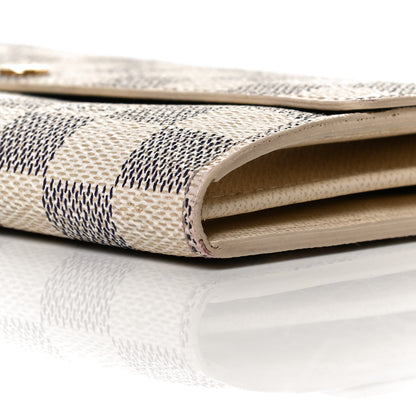 Louis Vuitton Damier Azur Sarah Wallet 9 of 13