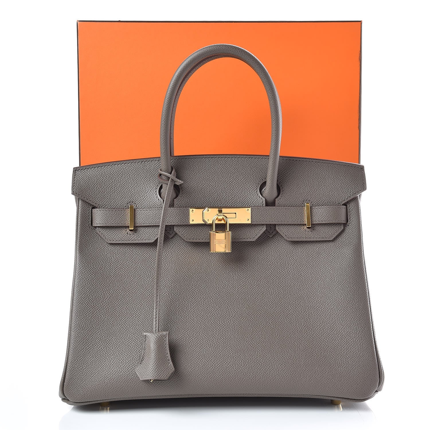 Hermes Epsom Birkin 30 Etain 34 of 34