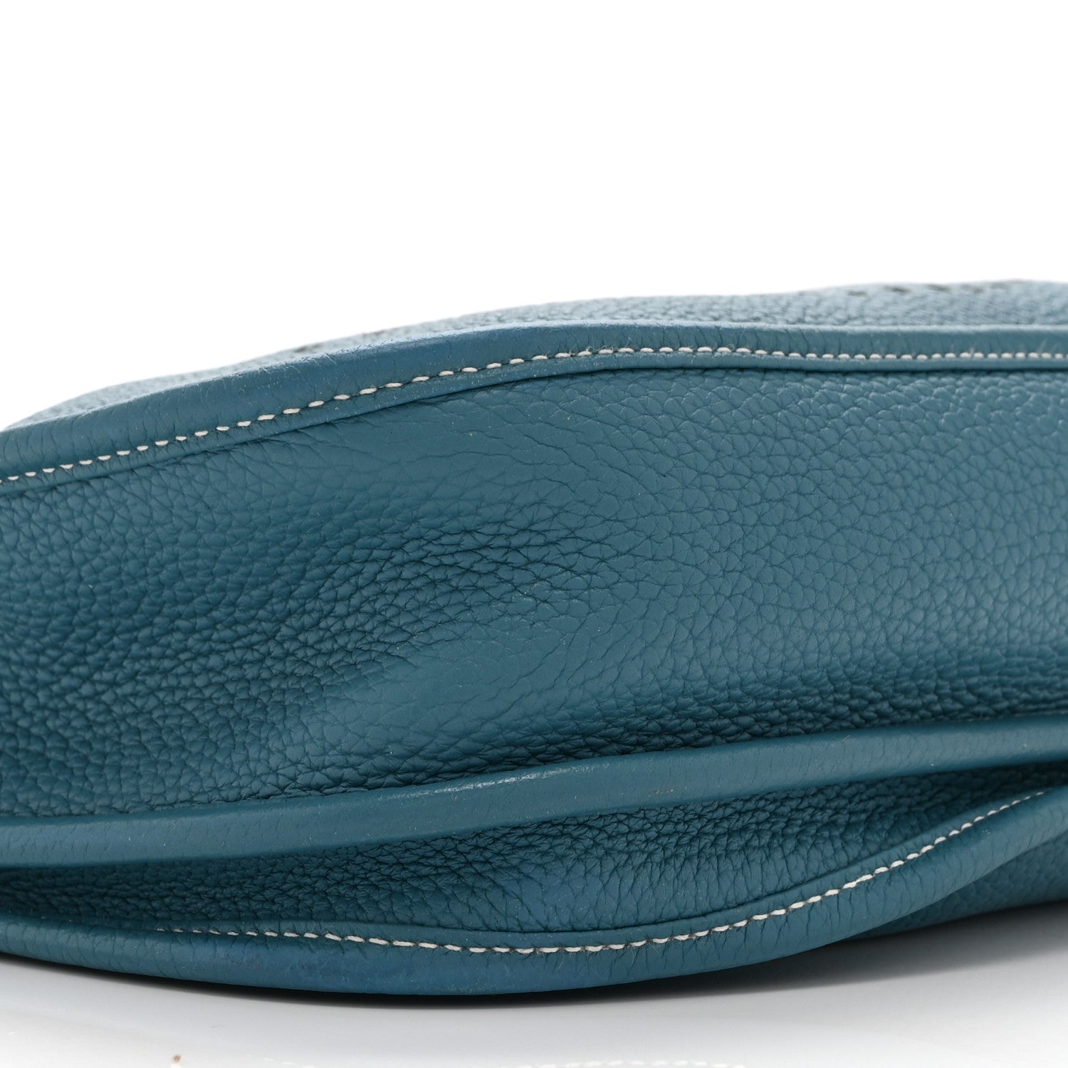 Hermes Taurillon Clemence Evelyne III PM Blue Jean 9 of 11