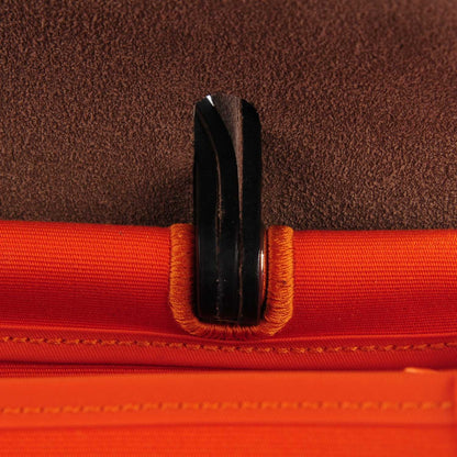 Hermes Vache Hunter Toile Herbag Zip 31 PM Orange 6 of 18