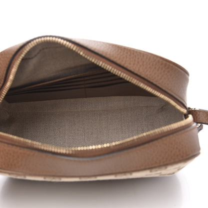 Gucci Monogram Mini Bree Messenger Bag Beige Tabacco 5 of 10