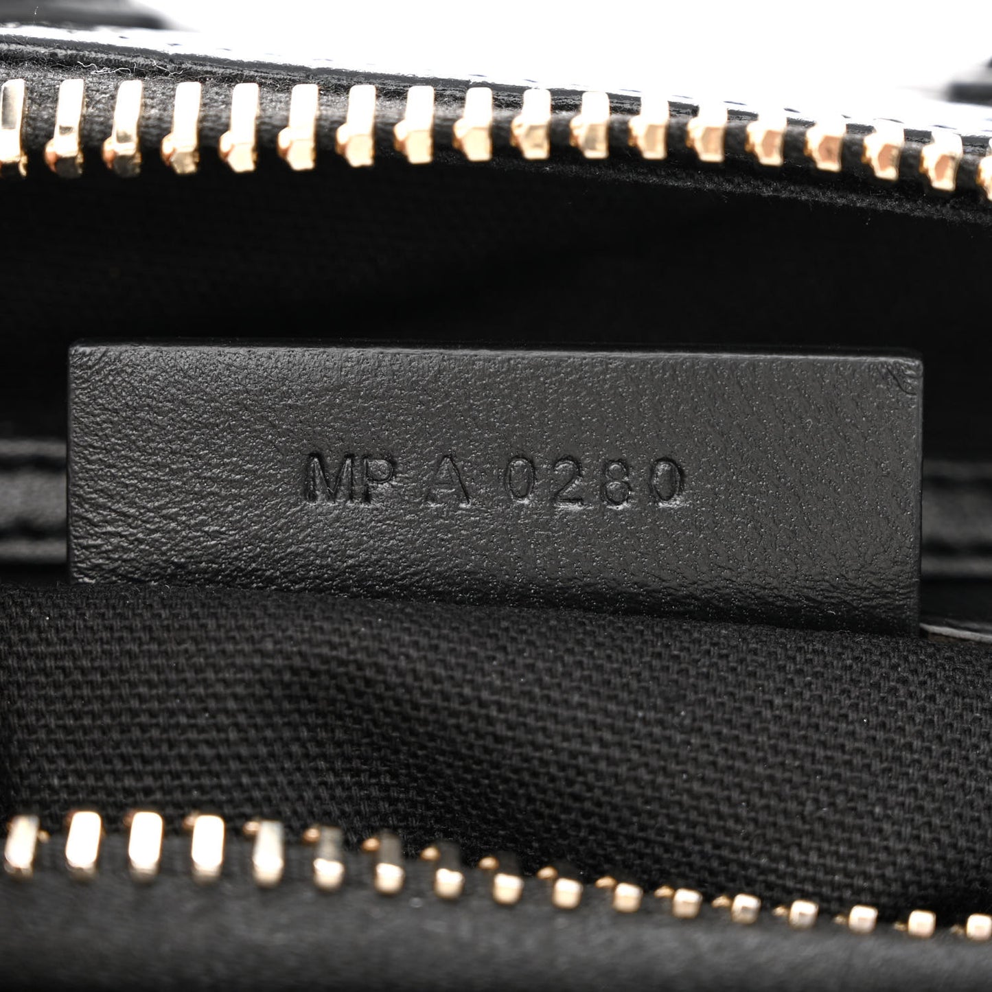 Calfskin Crocodile Embossed Mini Antigona Black