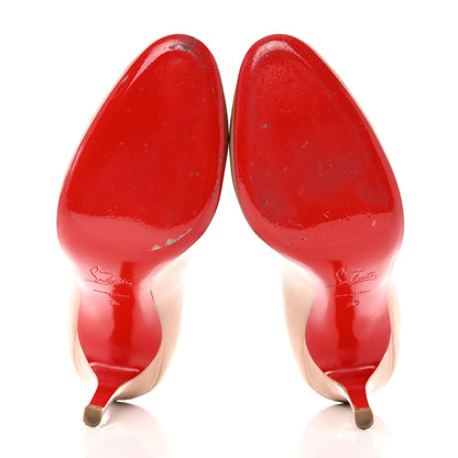 Christian Louboutin Patent New Simple 100 Pumps 36 Nude 5 of 8
