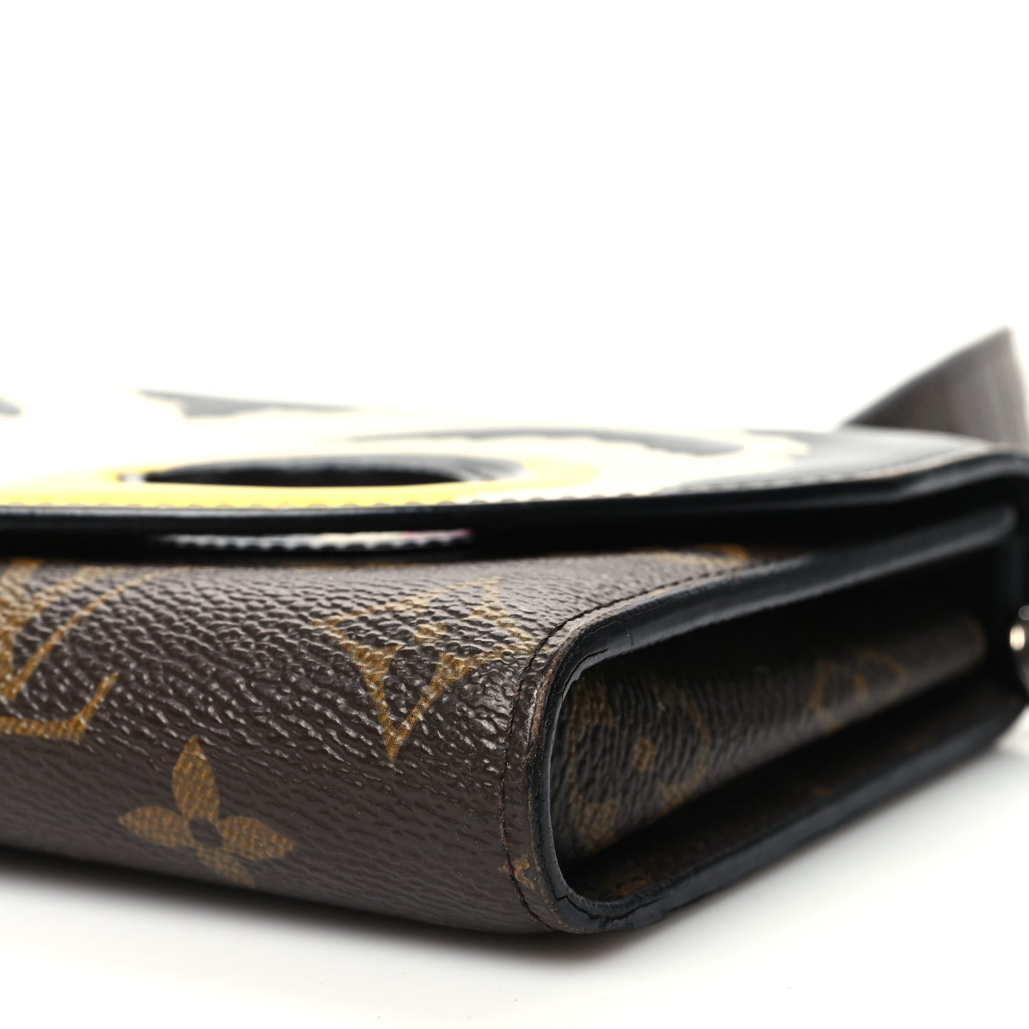 Monogram Kabuki Chain Wallet Black