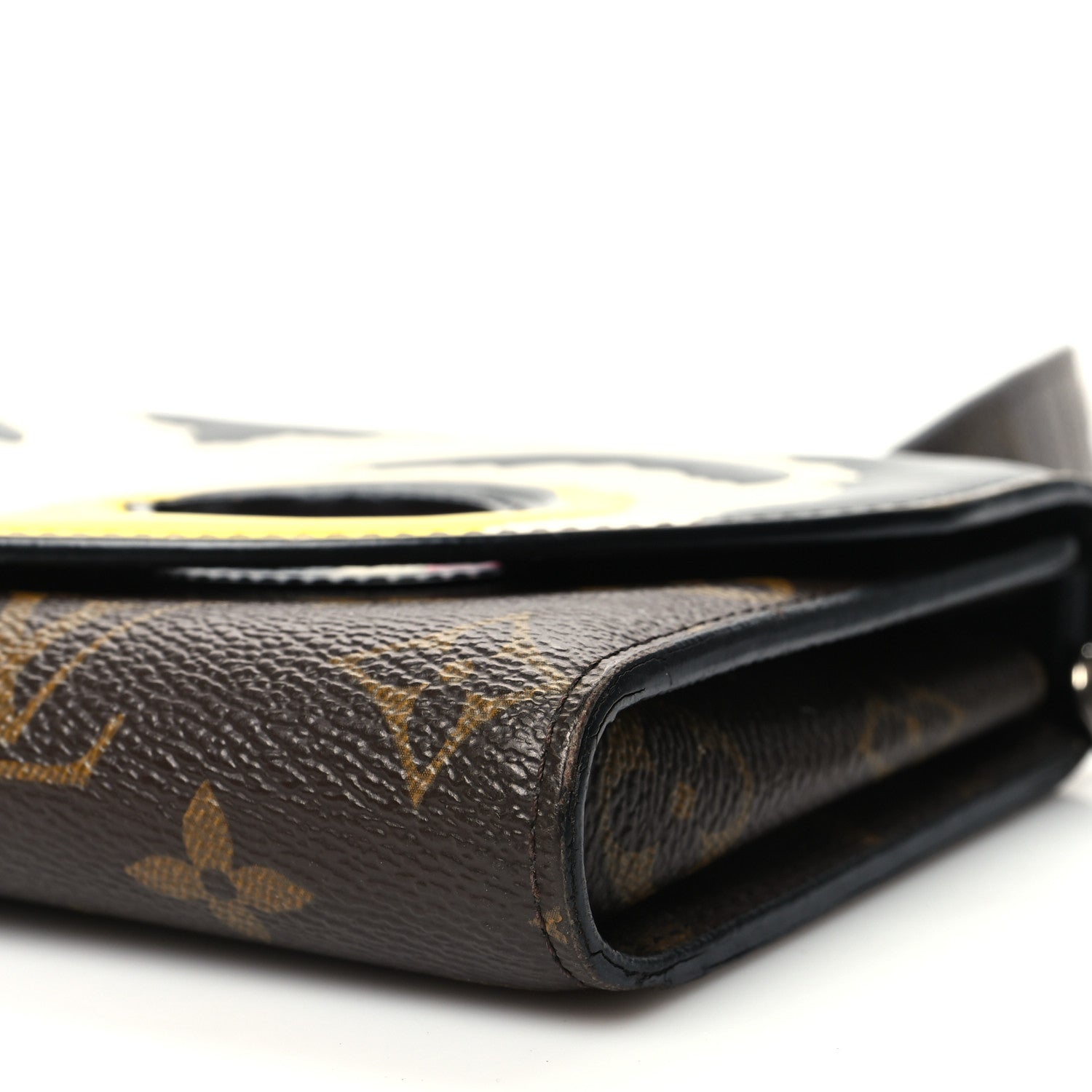 Louis Vuitton Monogram Kabuki Chain Wallet Black 9 of 12