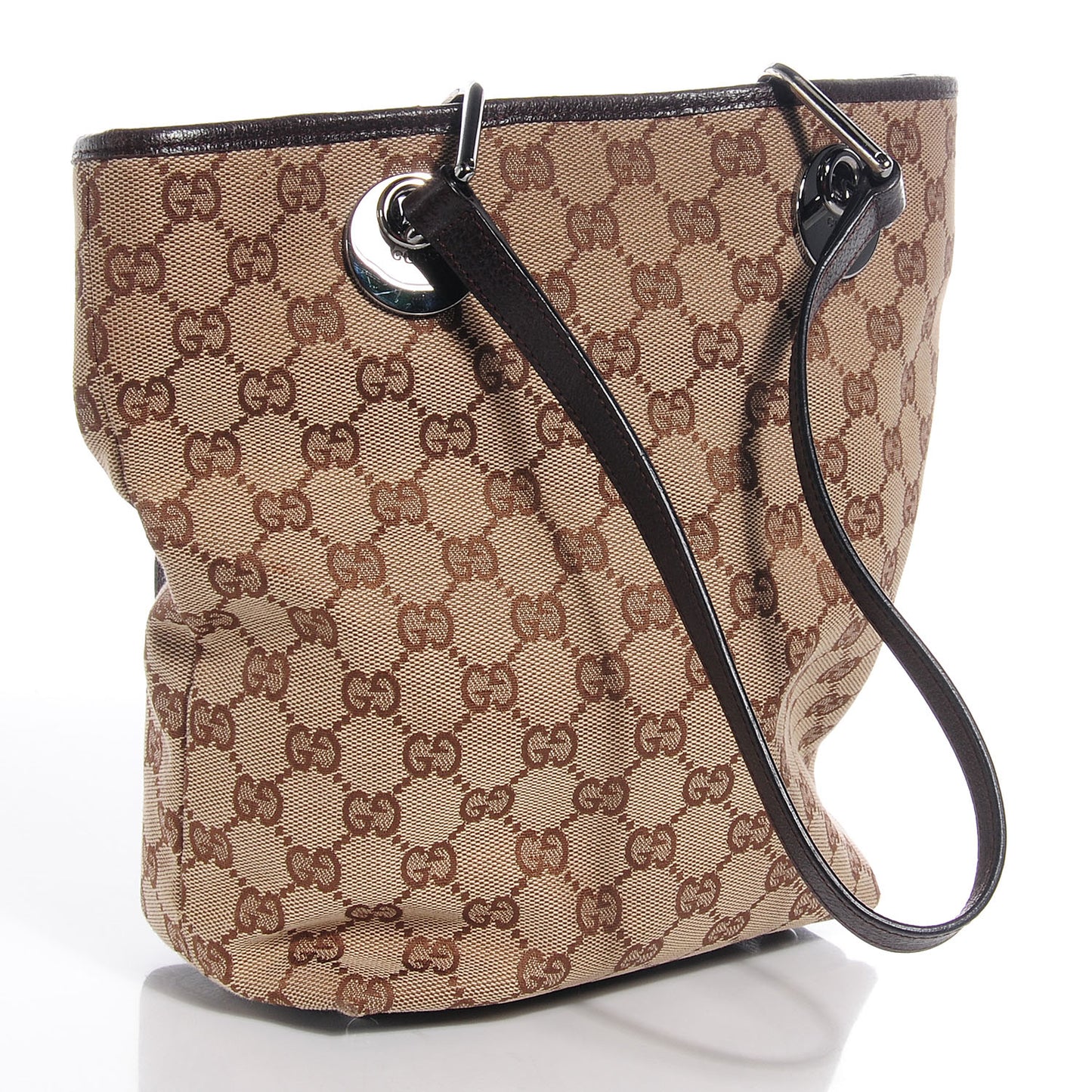 Monogram Small Eclipse Tote Brown