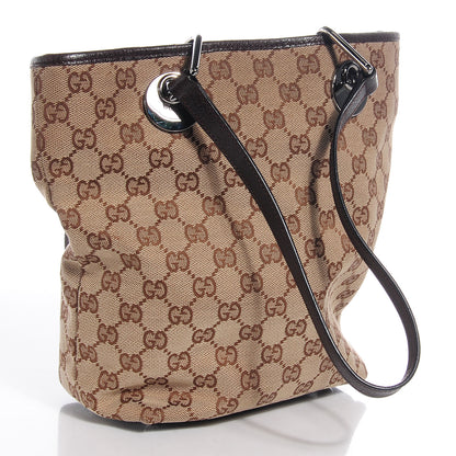 Gucci Monogram Small Eclipse Tote Brown 3 of 7