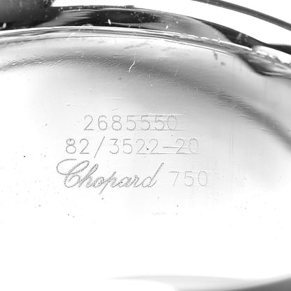 Chopard 18K White Gold Diamond Happy Heart Ring 55 7.25 5 of 5