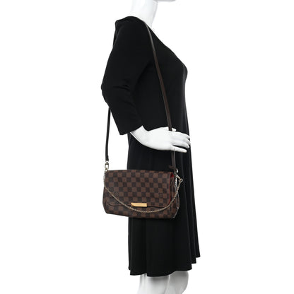 Louis Vuitton Damier Ebene Favorite MM 2 of 10