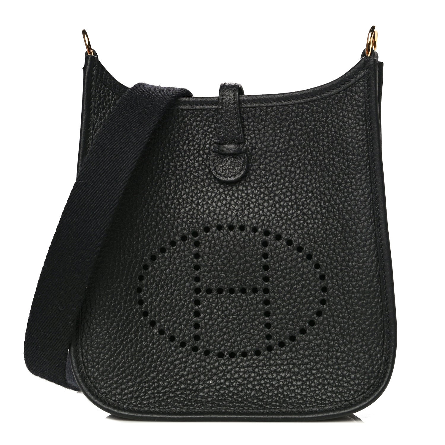 Hermes Taurillon Clemence Evelyne TPM Black 1 of 11