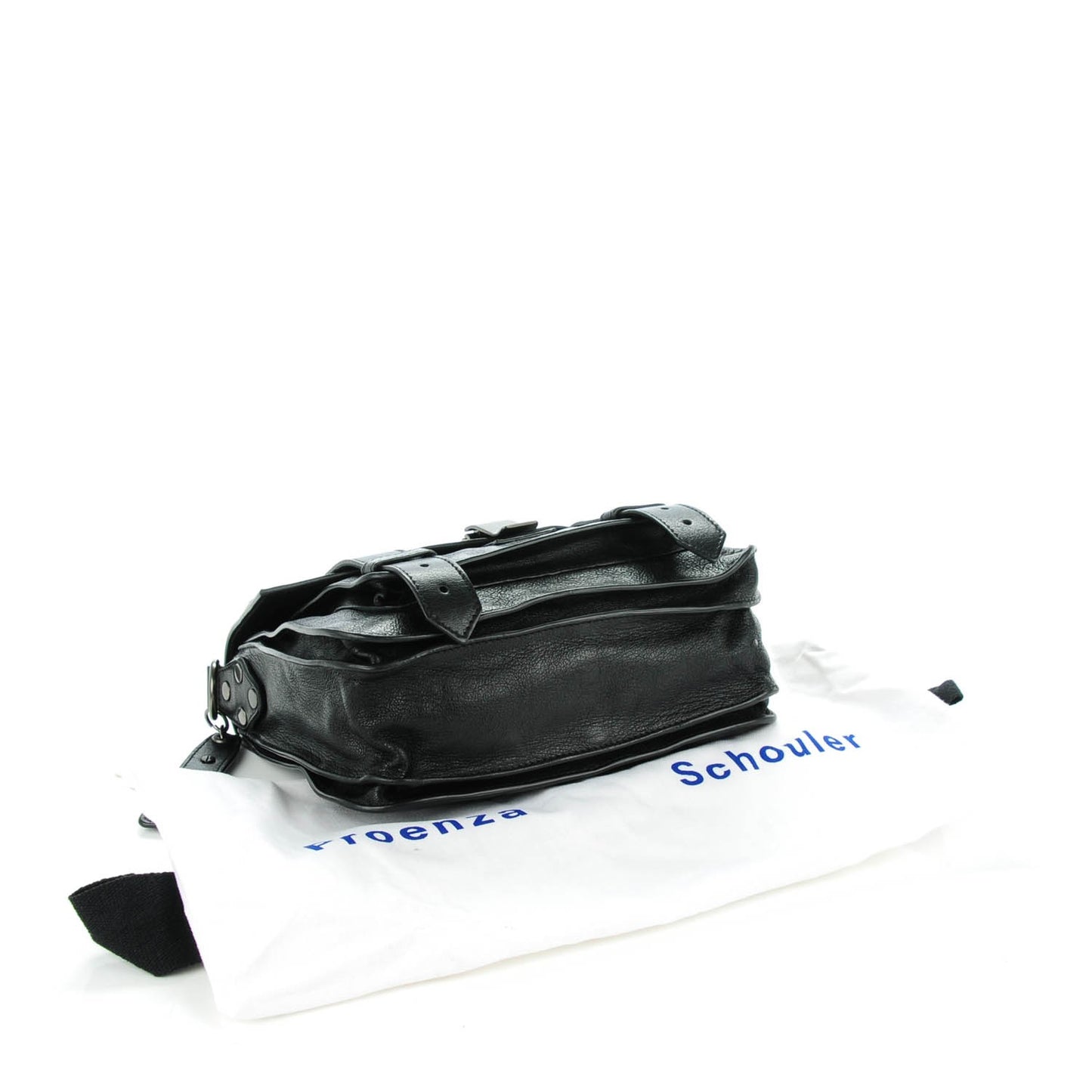 Lambskin PS1 Pouch Messenger Black