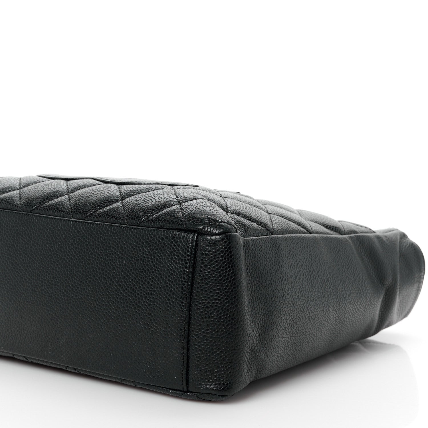 Chanel Caviar Quilted Petit Shopping Tote PST Black 10 of 11
