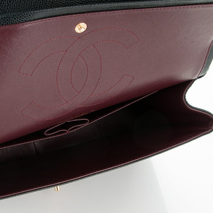 Chanel Caviar Quilted Jumbo Double Flap Black 5 of 7
