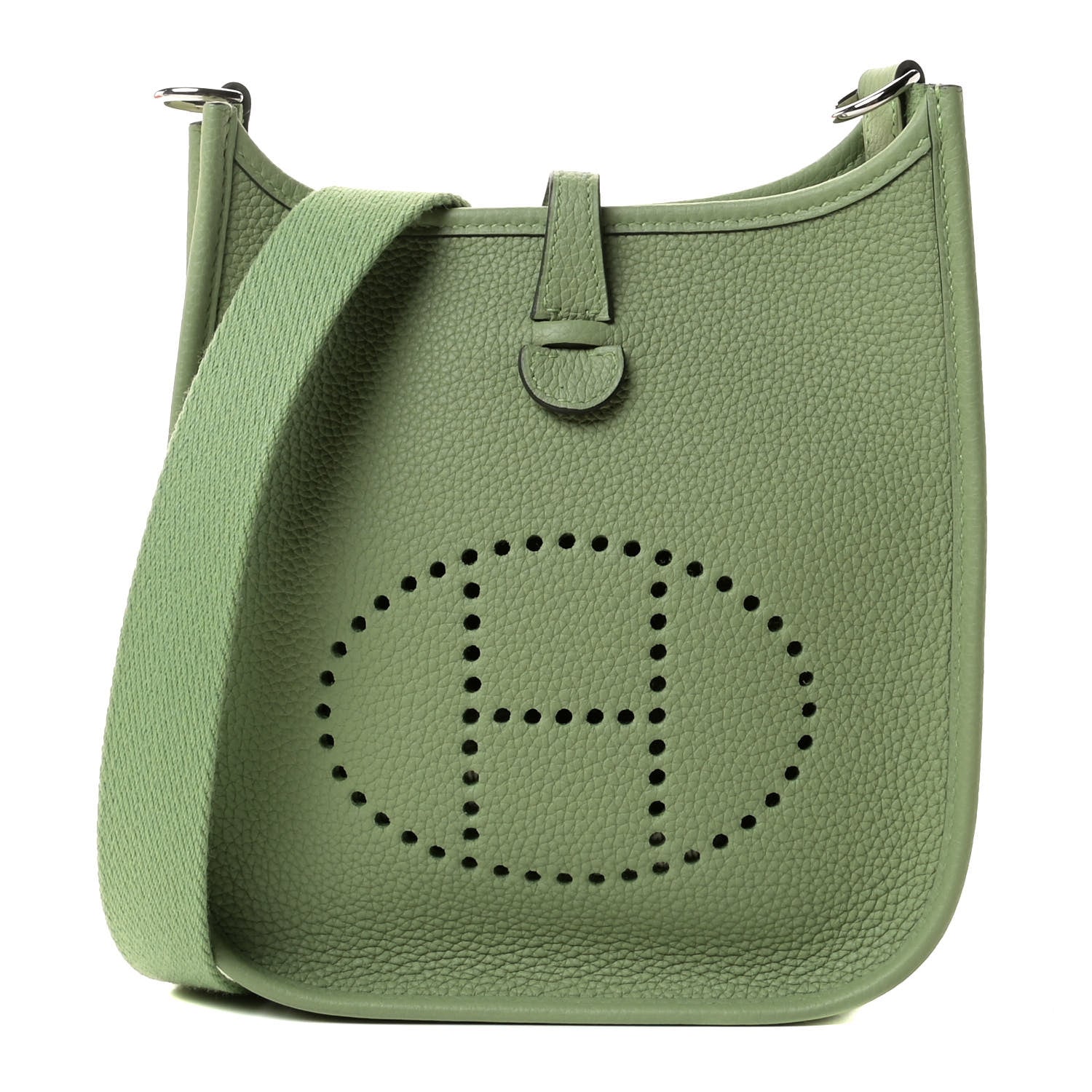 Hermes Taurillon Maurice Evelyne TPM Vert Criquet 1 of 11