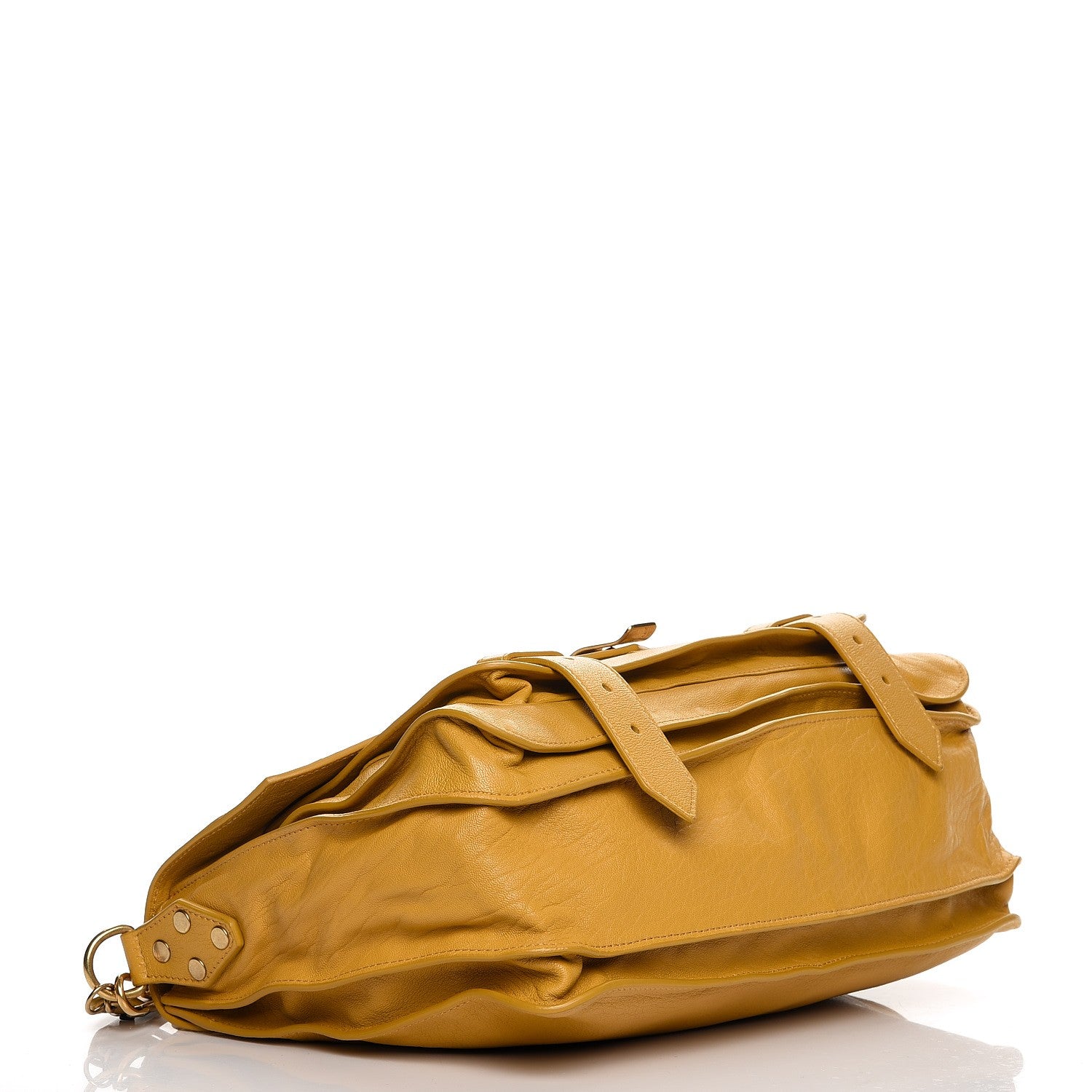 Proenza Schouler Lambskin Medium PS1 Satchel Mustard 5 of 9