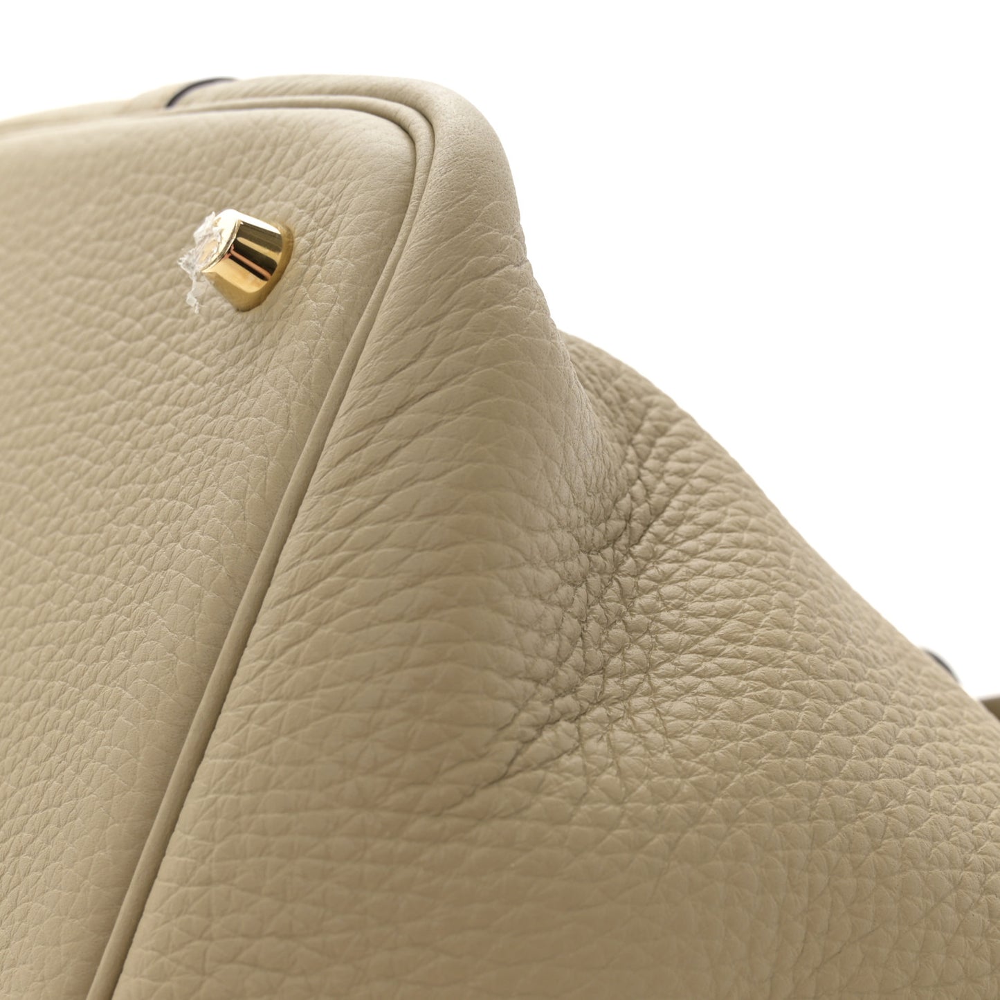 Taurillon Clemence Picotin Lock 22 MM Beige Marfa
