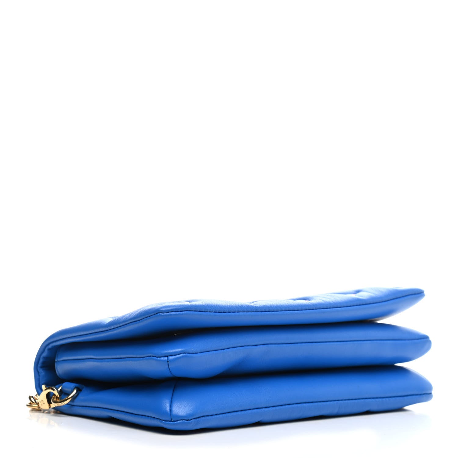 Louis Vuitton Lambskin Embossed Monogram Vuittamins Pochette Coussin Blue Red 3 of 4