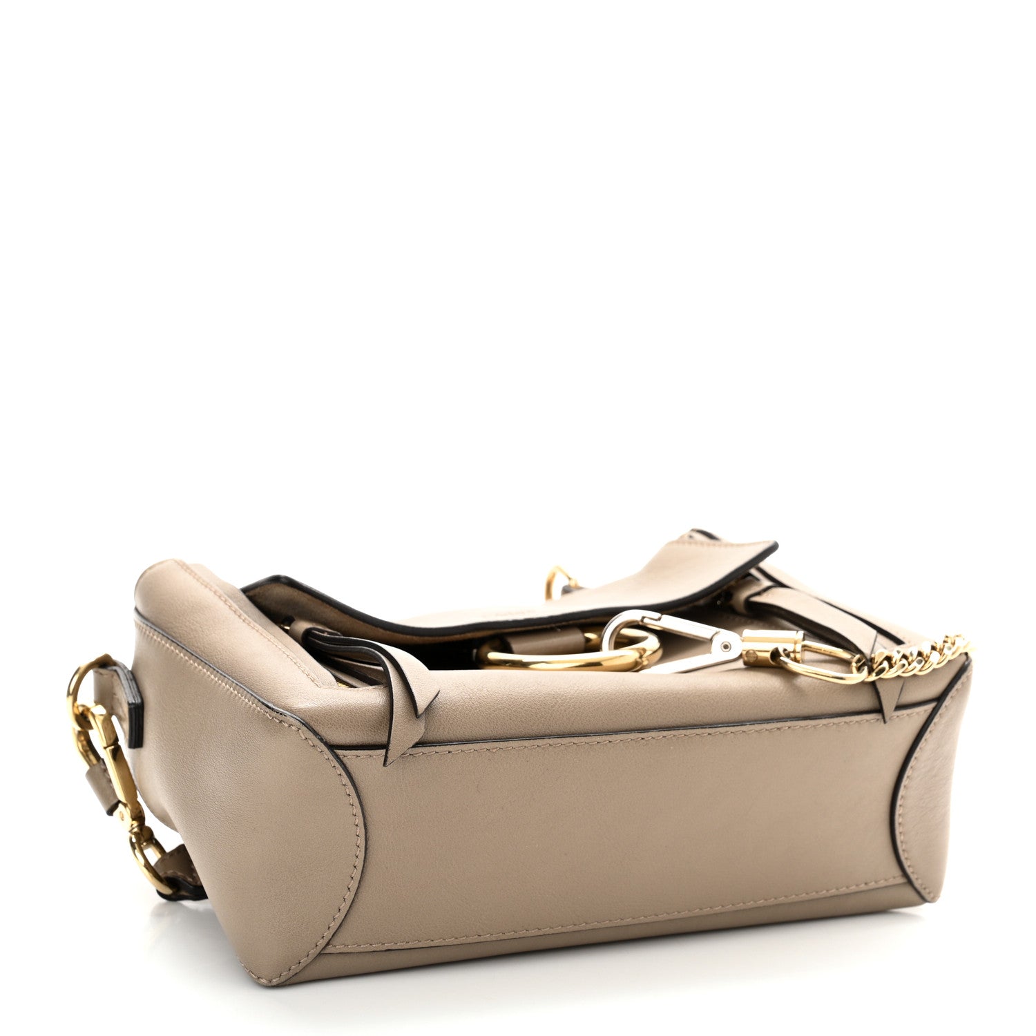Chloe Calfskin Mini Faye Day Shoulder Bag Motty Grey 4 of 10