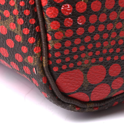 Louis Vuitton Monogram Kusama Waves Neverfull MM Red 13 of 14