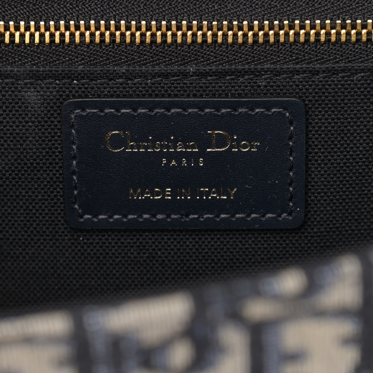 Christian Dior Oblique 30 Montaigne Chain Flap Bag Blue 6 of 12