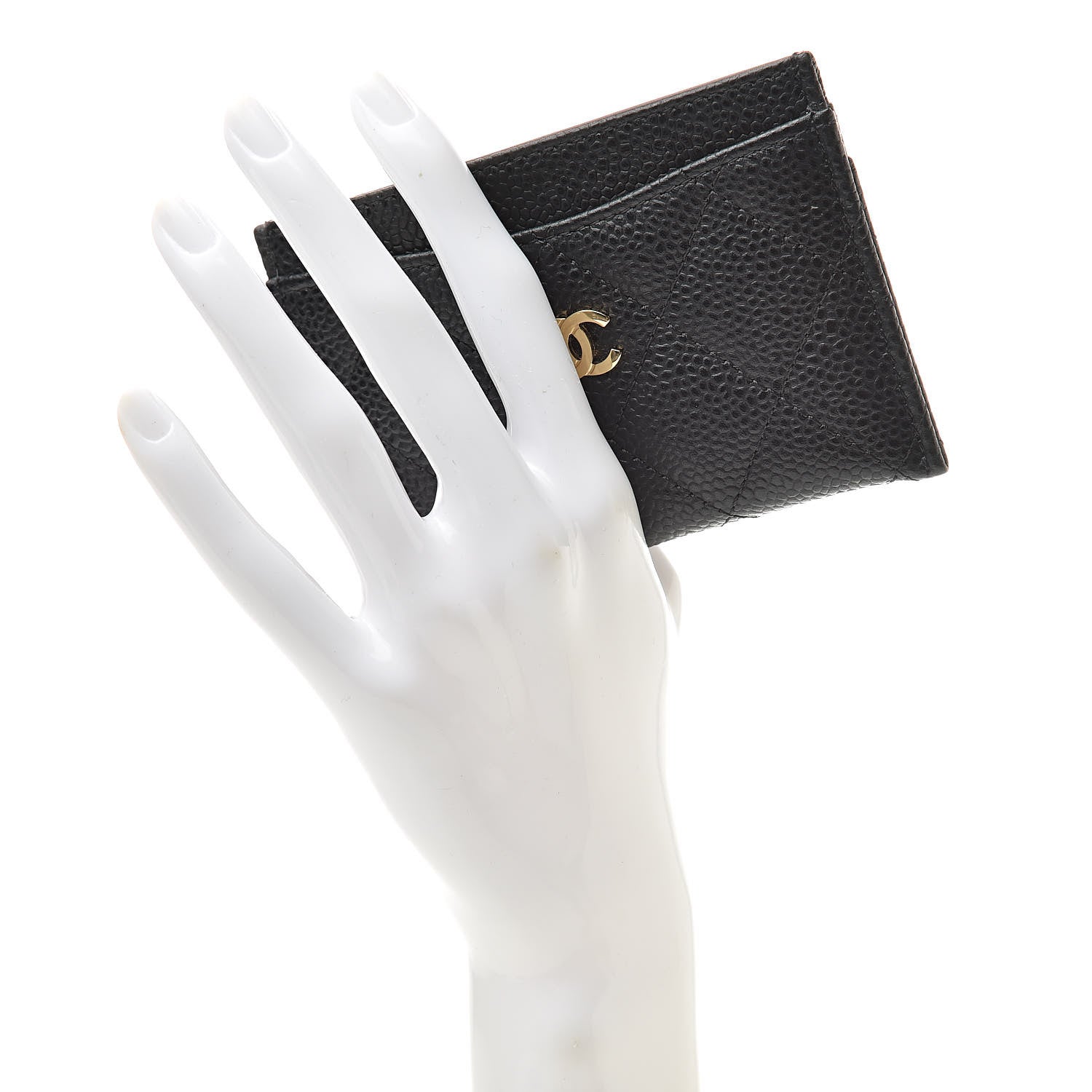 Chanel Caviar Quilted Card Holder Black 2 of 9