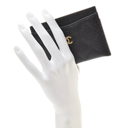 Chanel Caviar Quilted Card Holder Black 2 of 9