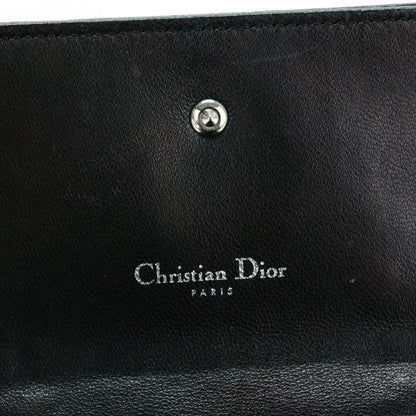 Christian Dior Lambskin Cannage Diorama Compact Wallet Black 6 of 8