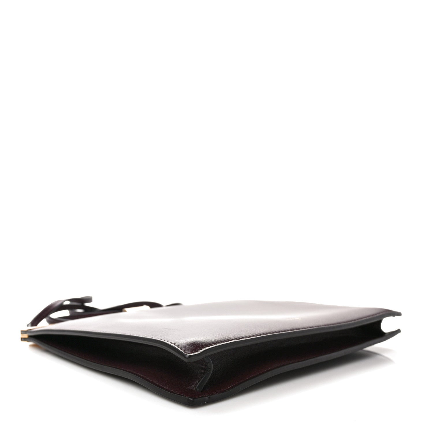 Celine Smooth Calfskin Mini Clasp Bag Bordeaux 4 of 10