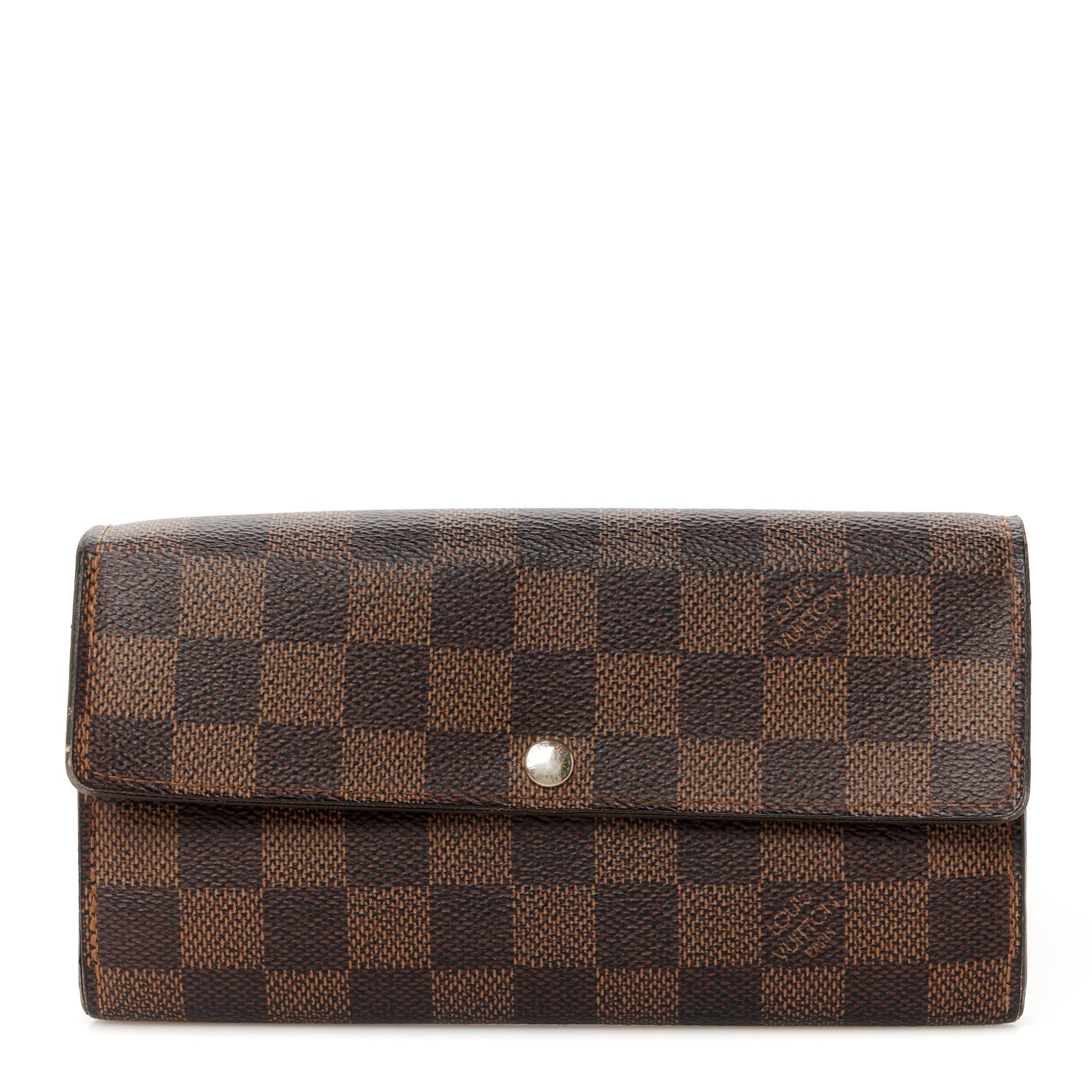 Louis Vuitton Damier Ebene Sarah Wallet 1 of 8