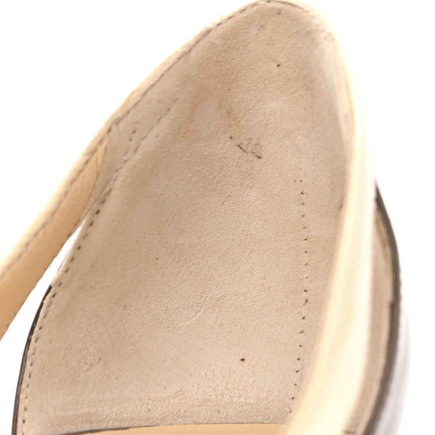 Patent Suede Marcine 100 Pumps 39 Off White Mink Anthracite