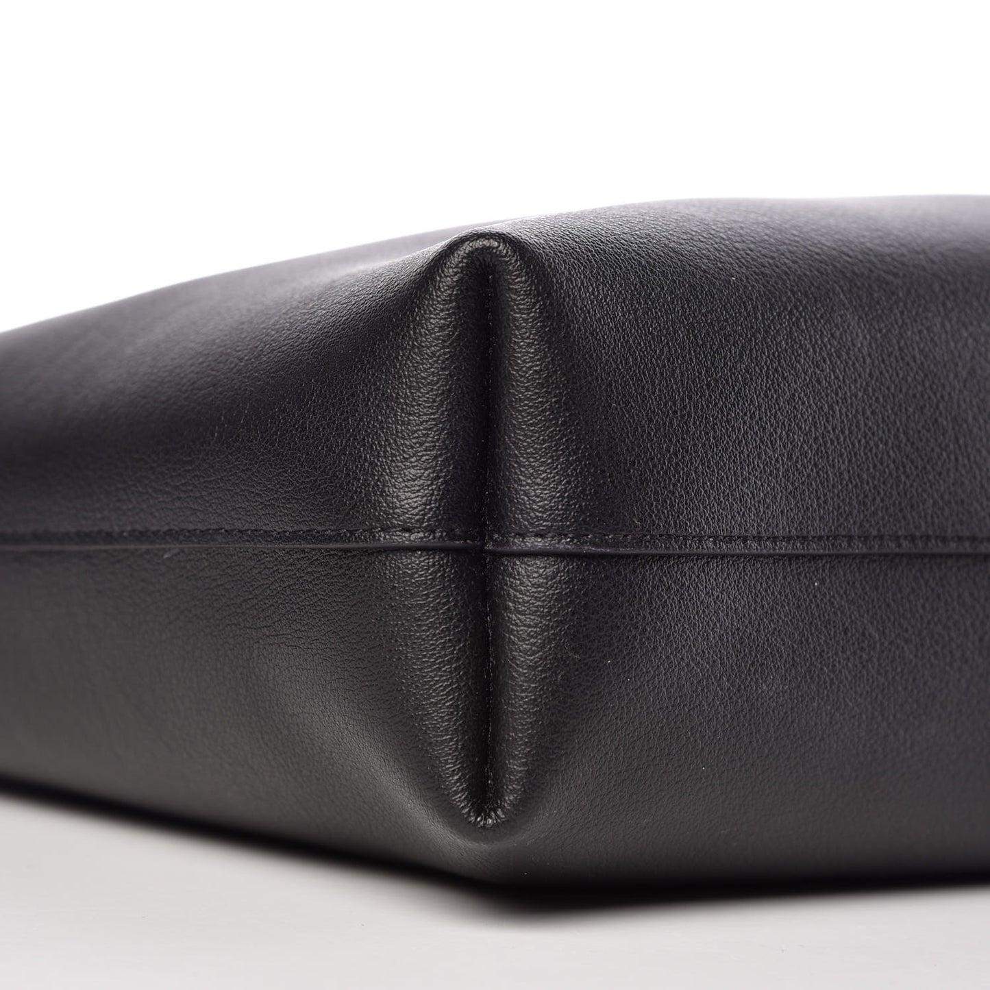 Calfskin Toy Shopping Tote Black