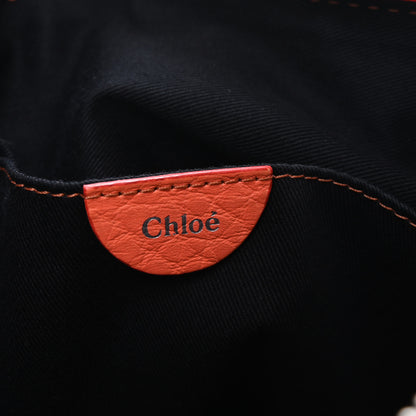 Chloe Calfskin Medium Marcie Satchel Orange Fizz 6 of 9